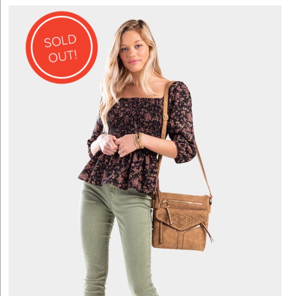 Floral Smocked Blouse